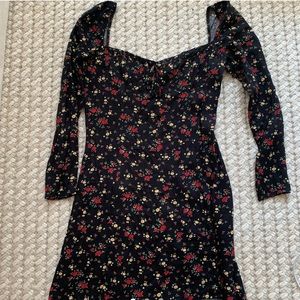 Reformation floral rose dress